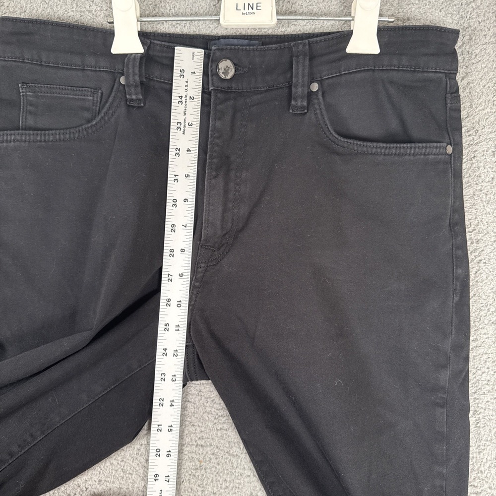 34 Heritage Charisma Pants Mens 36x30 Black Chino Classic Stretch Comfort Pocket - Picture 6 of 10